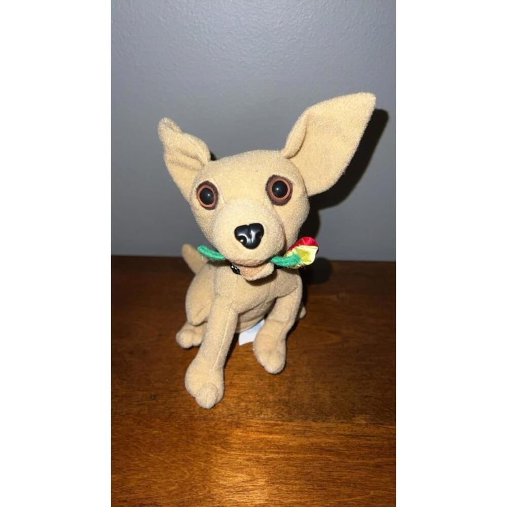 Chihuahua Dog Yo Quiero Taco Bell w/Rose Applause Plush Toy Figure - No Sound